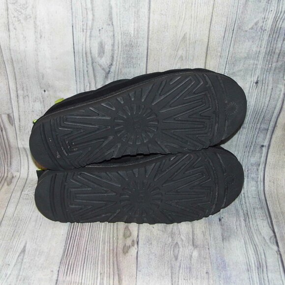 UGG Tasman LTA Black Nylon/Sheepskin Slippers Mens Size 12 main image 3
